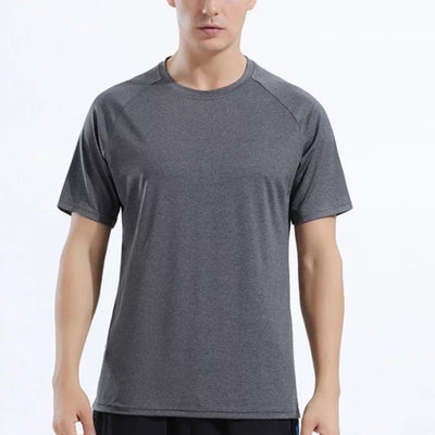 grey casual short sleeve shirts